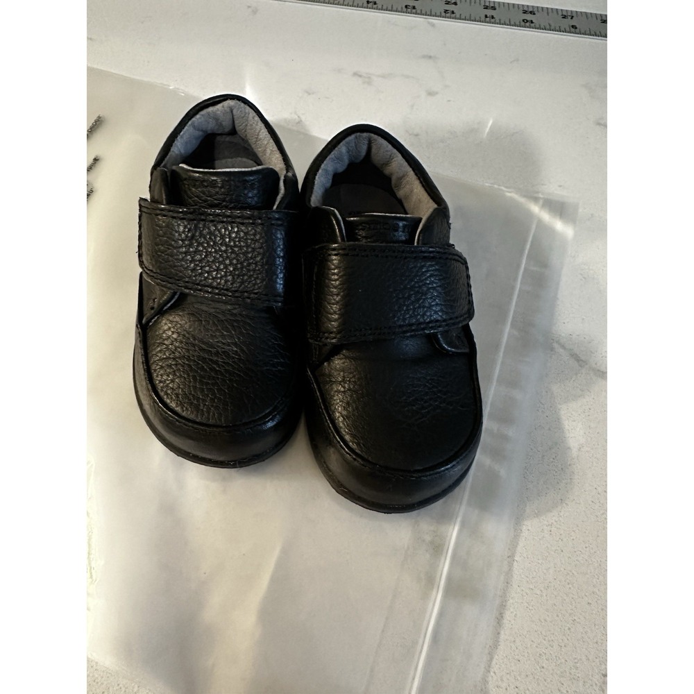 STRIDE RITE INFANT SRT ROSS DRESS SHOE, BLACK SIZE 4.5